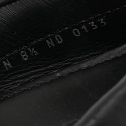 Pre Owned Louis Vuitton Black Leather Arizona Loafers Size 42.5