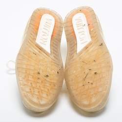 Louis Vuitton Transparent Monogram PVC Trainer Sneakers Size 42