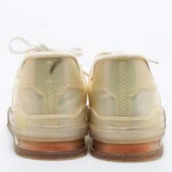 Louis Vuitton Transparent Monogram PVC Trainer Sneakers Size 42