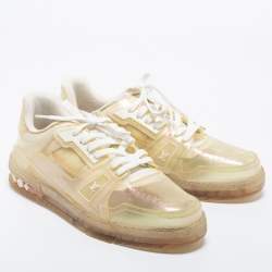 Louis Vuitton Transparent Monogram PVC Trainer Sneakers Size 42