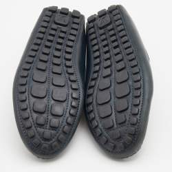 Louis Vuitton Multicolor Leather Bow Slip On Loafers Size 41