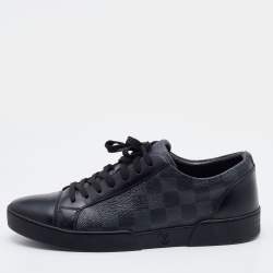 LOUIS VUITTON SHOES MATCH-UP DAMIER GRAPHITE SNEAKERS 41 7