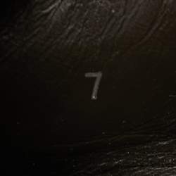 Pre Owned Louis Vuitton Dark Brown Textured Nubuck Leather Bow Loafers Size 41