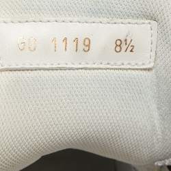 مملوكة مسبقًا Louis Vuitton Multicolor Leather and Fabric Run Away Sneakers Size 42.5