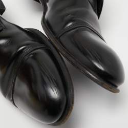 Louis Vuitton Black Leather Lace Up Derby Size 43