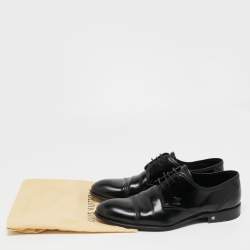 Louis Vuitton Black Leather Lace Up Derby Size 43