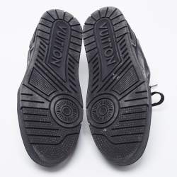 Louis Vuitton Black Leather Empreinte Low Top Sneakers Size 41