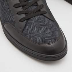Louis Vuitton Damier Graphite Nylon and Leather Offshore Sneakers Size 42