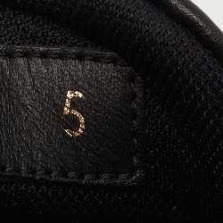 Louis Vuitton Black Monogram Eclipse Frontrow Low Top Sneakers Size 39