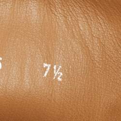 Pre Owned Louis Vuitton Brown Leather And Monogram Canvas High Top Sneakers Size 41.5