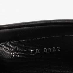 Louis Vuitton Black Leather Monte Carlo Loafers Size 43.5