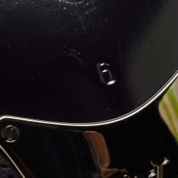 مملوكة مسبقًا Louis Vuitton Black Damier Laminated Suede Lace Up Derby Size 40