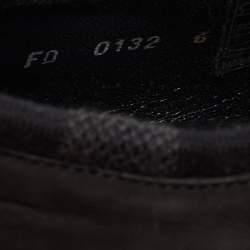 Pre Owned Louis Vuitton Black Suede Lace Up Oxford Size 40