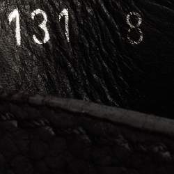 Pre Owned Louis Vuitton Black Nubuck Leather Ankle Boots Size 42