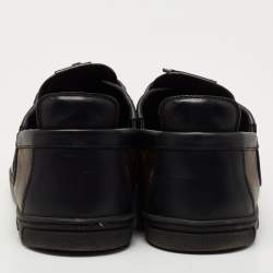 Louis Vuitton Brown Monogram Canvas and Leather Low Top Sneakers Size 42