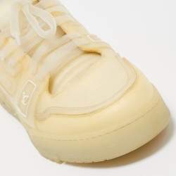 Louis Vuitton Transparent/Beige Monogram PVC Trainer Sneakers Size 41