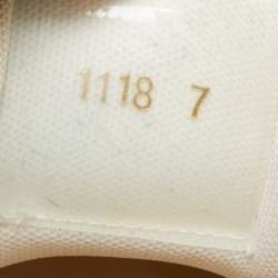 Louis Vuitton Transparent/Beige Monogram PVC Trainer Sneakers Size 41
