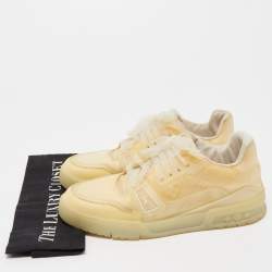 Louis Vuitton Transparent/Beige Monogram PVC Trainer Sneakers Size 41