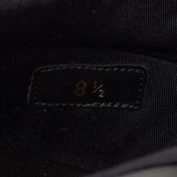 Louis Vuitton Black/Grey Knit Fabric and Leather V.N.R Sneakers Size 42.5