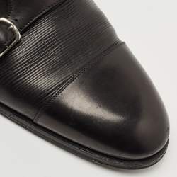 Louis Vuitton Black  Leather Monkstrap Oxford Size 41 