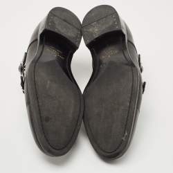 Louis Vuitton Black  Leather Monkstrap Oxford Size 41 