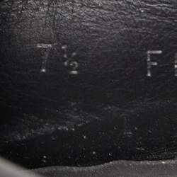 Pre Owned Louis Vuitton Black Leather Monte Carlo Loafers Size 41.5