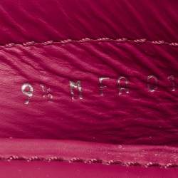 Louis Vuitton Burgundy Leather Monte Carlo Slip On Loafers Size 43.5