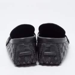 مملوكة مسبقًا Louis Vuitton Black Leather Hockehneim Loafers Size 43
