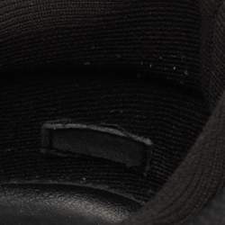 Louis Vuitton Black Knit Fabric V.N.R Sneakers Size 43.5