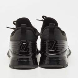 Louis Vuitton Black Knit Fabric V.N.R Sneakers Size 43.5