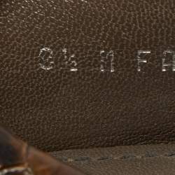 Louis Vuitton Two Tone Python Monte Carlo Loafers Size 42.5
