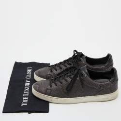 Louis Vuitton Two Tone Python Frontrow Sneakers Size 43.5