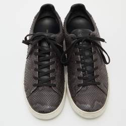 Louis Vuitton Two Tone Python Frontrow Sneakers Size 43.5