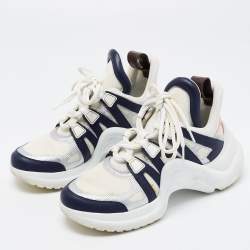sepatu sneakers Louis Vuitton Archlight Pop Blue Sneakers 37