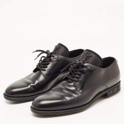 Louis Vuitton Brown Brogue Leather Lace Up Derby Size 41