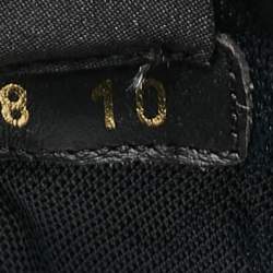 Pre Owned Louis Vuitton Green Canvas Lace Up Sneakers Size 44