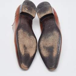 Louis Vuitton Brown Leather Oxfords Size 42.5