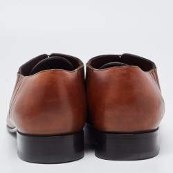 Louis Vuitton Brown Leather Oxfords Size 42.5