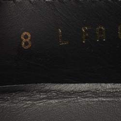 Pre Owned Louis Vuitton Black Monogram Canvas and Leather Monte Carlo Loafers Size 42