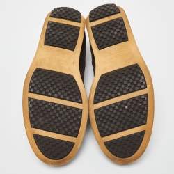 Louis Vuitton Brown Nubuck and Fabric Low Top Sneakers Size 41