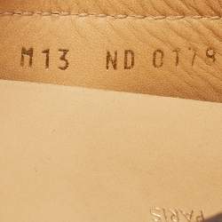 Louis Vuitton Brown Monogram Canvas Slip On Loafers Size 47