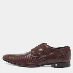Louis Vuitton Men's Oberkampf Ankle Boots Nubuck with Canvas Brown 14300813