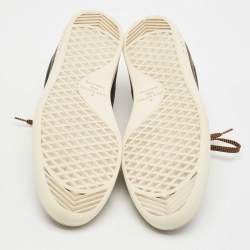Louise Vuitton Brown Monogram Canvas Low Top Sneakers Size 40