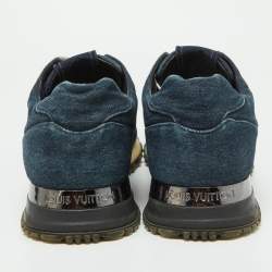 Louis Vuitton Navy Blue Denim Low Top Sneakers Size 43