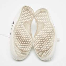 Louis Vuitton White Leather Rivoli Sneakers Size 42