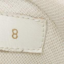 Louis Vuitton White Leather Rivoli Sneakers Size 42