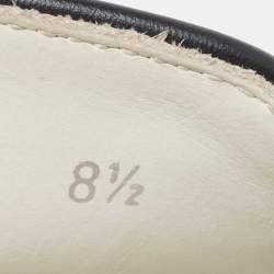 Louis Vuitton Black/Grey Monogram Canvas and Leather Slip On Sneakers Size 42.5