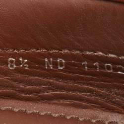 Pre Owned Louis Vuitton Brown Leather Arizona Loafers Size 42.5