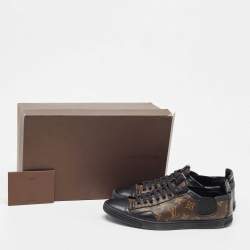 Louis Vuitton Brown Monogram Canvas Slalom Low Top Sneakers Size 42.5