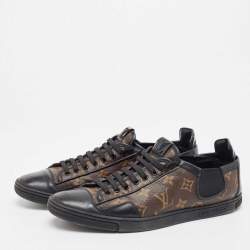 Louis Vuitton Brown Monogram Canvas Slalom Low Top Sneakers Size 42.5
